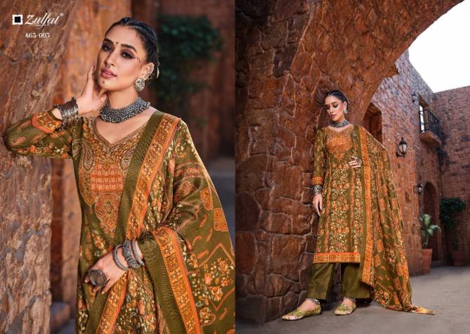 Zulfat Aisha Digital Printed Pashmina Dress Material
